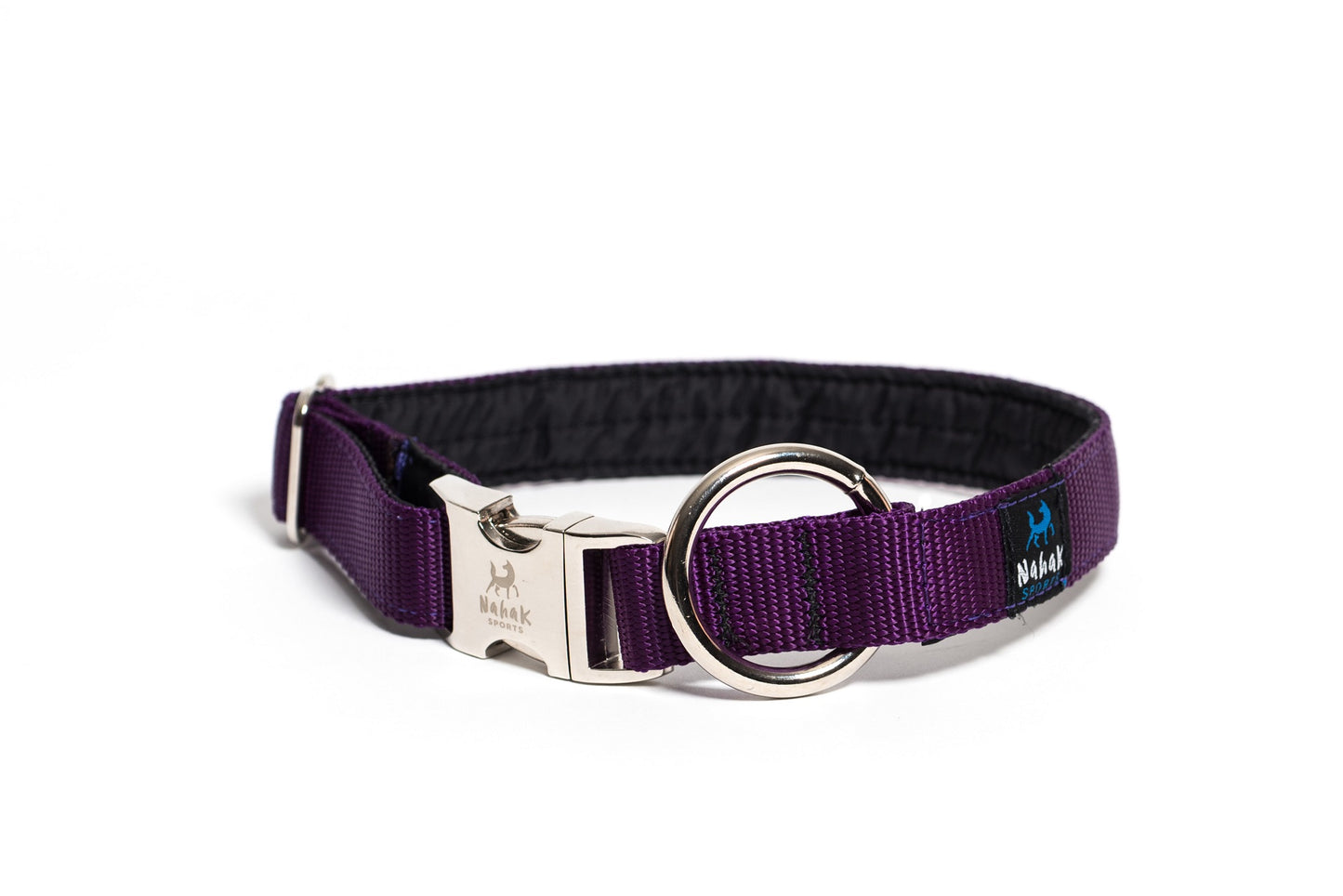 Collier en nylon rembourré avec Clip, Mauve