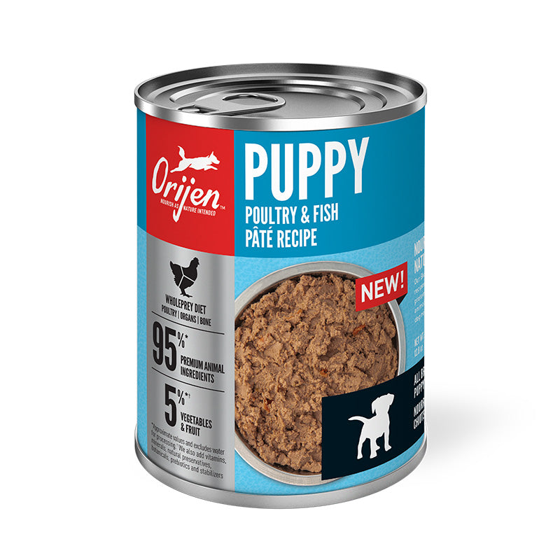 Conserve Paté de volaille et poisson pour chiot, 12,8oz