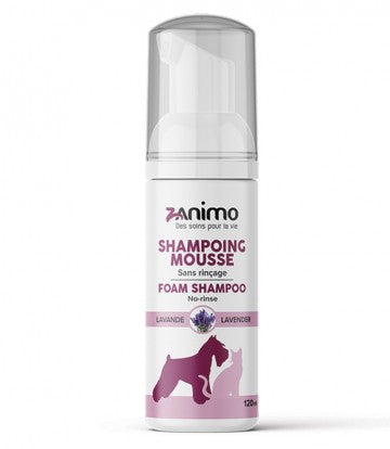 Zanimo / Shampoing mousse sans rinçage, lavande, 120ml