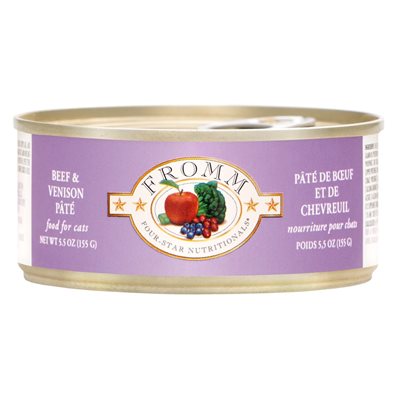 Conserve au boeuf et chevreuil (SG) pour chat, 5.5oz