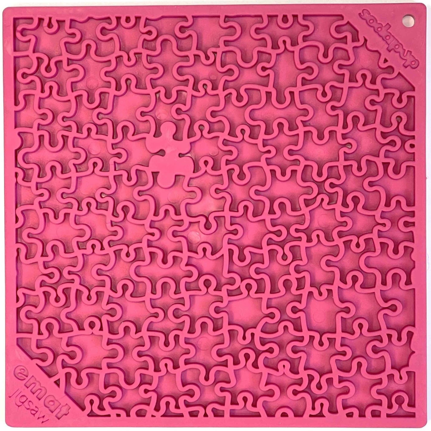 Tapis de lichage Jigsaw, rose