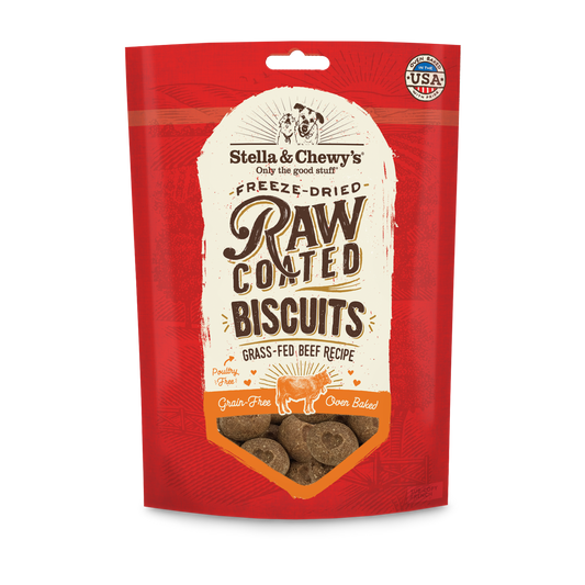 Biscuits Raw Coated, Boeuf