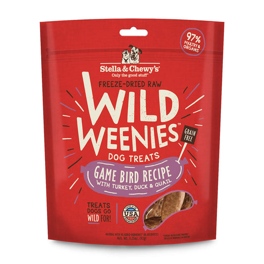 Gâteries Wild Weenies, Dinde, Canard et Caille